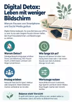 Vorschau - Arbeitsblätter - Digitale Balance im Alltag Klasse 7–10 – Achtsamkeit, Digital Detox & Handynutzung - Deckblatt