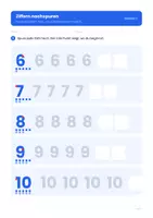 Vorschau - Arbeitsblätter - Mathe Klasse 1: Zahlenraum bis 10 – Ziffern schreiben, Mengen & Zahlenstrahl - Seite 2