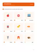 Vorschau - Arbeitsblätter - Deutsch Klasse 1: Anlaute-Werkstatt A-Z – Phonologische Bewusstheit & Buchstaben - Seite 1