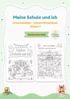 Vorschau - Arbeitsblätter - Sachunterricht Klasse 1 - Seite 1