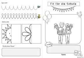 Vorschau - Arbeitsblätter - Vorschulheft Fit für die Schule | Kita & Vorschule Schulstart - Seite 3