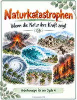 Vorschau - Unterrichtsreihen - Lernmappe Naturkatastrophen - Wenn die Natur ihre Kraft zeigt - Deckblatt