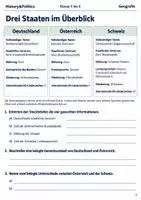Vorschau - Arbeitsblätter - DACH Orientierung Arbeitsheft Klasse 5 bis 6 - Seite 3
