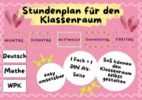 Vorschau - Arbeitsblätter - Materialpaket Klassenraum - Seite 1