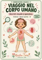 anteprima - Materiale di supporto/inclusione - Viaggio nel corpo umano – Mappe e attività di Scienze - Pagina di copertina