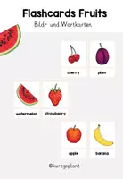 Vorschau - Bildkarten - Flashcards Fruits - Bild- und Wortkarten - Deckblatt