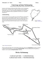 Vorschau - Arbeitsblätter - Krümmungsverhalten ganzrationaler Funktionen: Unterwegs auf dem Nürburgring (Kurvendiskussion) - Seite 1
