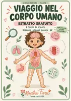 anteprima - Materiale di supporto/inclusione - Il corpo umano: mappe visuali e attività – Estratto gratuito - Pagina di copertina