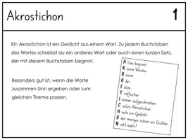 Vorschau - Stationenlernen - Gedichte Kartei (Gedichte schreiben) - Seite 2