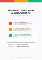 Vista previa - Refuerzo / NEE / Materiales de apoyo - Semáforo regulación emocional - página 2