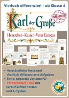 Vorschau - Arbeitsblätter - Wachsendes Materialpaket Mittelalter: Völkerwanderung, Ständegesellschaft, Medizin, Aberglaube, Leben in Stadt & Dorf, - vierfach differenziert / einfache Sprache - Seite 1
