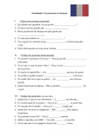 Vorschau - Arbeitsblätter - Les pronoms répétitions Arbeitsblatt Kl.9-J2 (inklusive Lösung) - Deckblatt