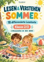 Vorschau - Arbeitsblätter - Lesen & Verstehen Sommer - Klasse 2/3 - Deckblatt