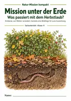 Vorschau - Arbeitsblätter - Herbstlaub & Bodenleben – Mission unter der Erde | Sachunterricht Klasse 4 - Deckblatt
