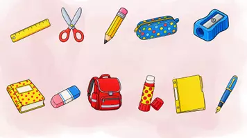 Vorschau - Arbeitsblätter - School Things – Englisch Grundschule | Präsentation & Arbeitsblätter - Seite 1