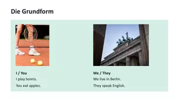Vorschau - Arbeitsblätter - Simple present Präsentationsfolien - Seite 2
