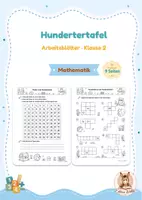 Vorschau - Arbeitsblätter - Hundertertafel - Deckblatt