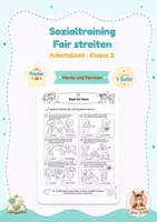 Vorschau - Arbeitsblätter - soziales Lernen Grundschule - Seite 1
