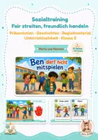 Vorschau - Unterrichtsreihen - soziales Lernen Grundschule - Deckblatt