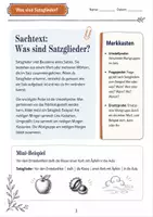 Vorschau - Arbeitsblätter - Satzglieder & Satzbau: Herbst und Erntedank – Deutsch Klasse 7-8 - Seite 2