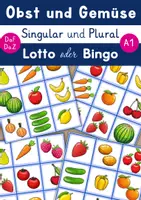 Vorschau - Spiele - Obst und Gemüse - Spiel - Singular und Plural | DaF DaZ A1 - Deckblatt