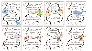 Vorschau - Spiele - Lesespiel Tiergestöber - Seite 3