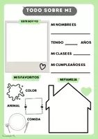 Vista previa - Hojas de trabajo - Todo sobre mi (distintos niveles) - página 1
