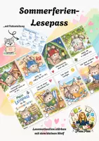 Vorschau - Anderer Materialtyp - Lesepass für die Sommerferien I Wolfsklasse Lesepass I Lesemotivation stäken I Ferienlesepass - Deckblatt