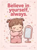 Vista previa - Decoración del aula - 8 Posters Bilingües Afirmaciones Positivas | Inglés-Español - página 1