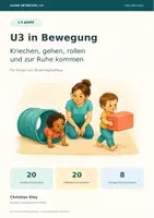 Vorschau - Stundenentwürfe - U3 in Bewegung – 20 Bewegungsimpulse für Krippe & Kindertagespflege | 1–3 Jahre - Deckblatt