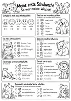 Vorschau - Arbeitsblätter - Meine Wochenrückblicke - Wochenreflexion Grundschule | 3-fach differenziert | Klasse 2 bis 4 - Seite 3