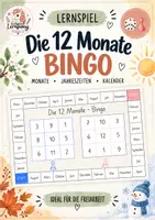 Vorschau - Spiele - Die 12 Monate - Bingo Spiel - Deckblatt