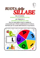 anteprima - Materiale di supporto/inclusione - Ruota delle SILLABE - Pagina di copertina