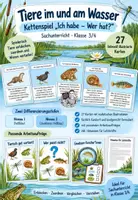 Vorschau - Spiele - Lernspiel Tiere im und am Wasser - Deckblatt
