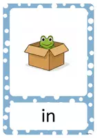 Vorschau - Bildkarten - Materialpaket - PRÄPOSITIONEN Flashcards für den Englischunterricht - Deckblatt