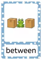 Vorschau - Bildkarten - Materialpaket - PRÄPOSITIONEN Flashcards für den Englischunterricht - Seite 1