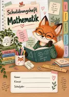 Vorschau - Mal- und Bastelvorlagen - Deckblatt Schulübungsheft Mathematik + s/w Version - Seite 3