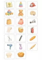 Vorschau - Spiele - Zuordnungsspiel Berufe für Kinder - Seite 1