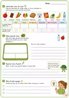 Vorschau - Arbeitsblätter - Sommerschule – Tag 7 | Gesundes Frühstück & Rechnen mit Obst und Gemüse | Klasse 3 - Seite 2
