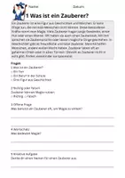 Vorschau - Stundenentwürfe - Leseverständnis Zauberer – Klasse 2 | 10 Lesetexte mit Fragen & Lösungen - Seite 3