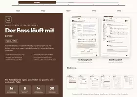 Vorschau - Arbeitsblätter - Barock – Musikgeschichte Klasse 7/8 - Deckblatt