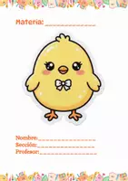 Vista previa - Decoración del aula - Kit de Portadas para Cuadernos Escolares | 4 Diseños Imprimibles Kawaii & Cozy - página 2