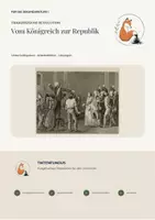 Vorschau - Stundenentwürfe - Französische Revolution: Vom Königreich zur Republik - Deckblatt