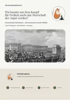 Vorschau - Stundenentwürfe - Französische Revolution: Schreckensherrschaft 1793/94 - Deckblatt