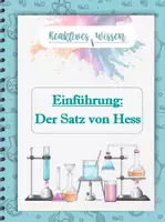 Vorschau - Arbeitsblätter - Einführung zum Satz von Hess (Thermodynamik) - Deckblatt