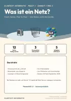 Vorschau - Arbeitsblätter - Rechnernetze und Internetprotokolle – Informatik - Seite 1