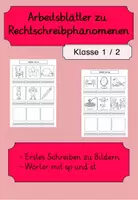 Vorschau - Arbeitsblätter - Rechtschreibung: Wörter mit sp und st - Deckblatt