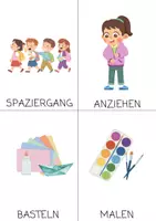 Vorschau - Bildkarten - Tagesablauf Karten Kinder Kita Kindergarten | Bildkarten Tagesstruktur Kita Morgenkreis Routine Alltag | - Seite 3