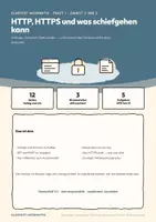 Vorschau - Arbeitsblätter - HTTP und HTTPS – Informatik Oberstufe - Seite 1