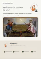 Vorschau - Stundenentwürfe - Französische Revolution: Freiheit, Gleichheit und ihre Grenzen - Deckblatt